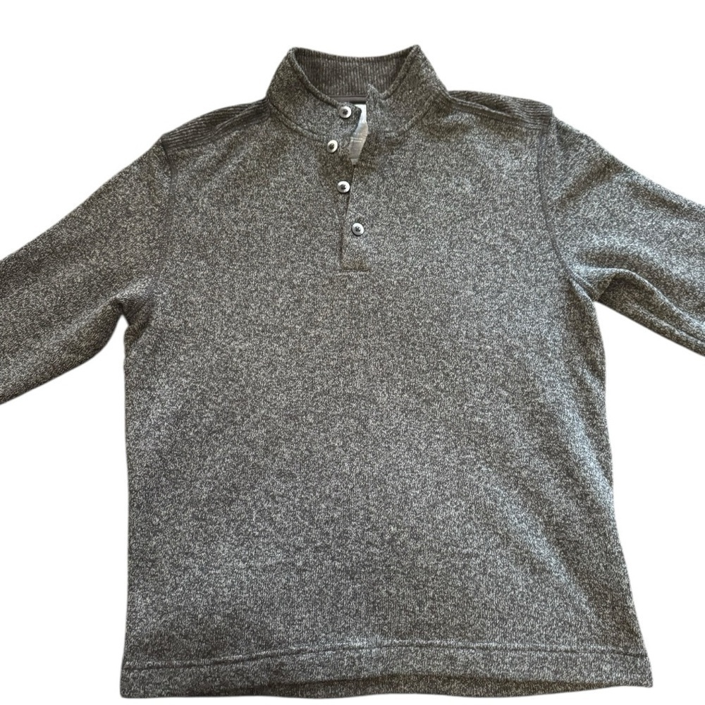Van Heusen Gray Crewneck Sweater Classic Design - Picture 2 of 6